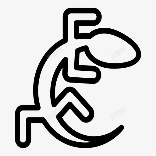 壁虎爬行动物蜥蜴图标svg_新图网 https://ixintu.com 壁虎 夏威夷图标 夏威夷群岛 岛屿 爬行动物 蜥蜴