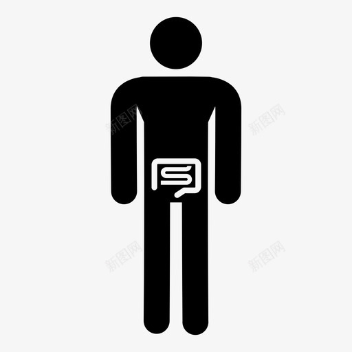 肠器官药物图标svg_新图网 https://ixintu.com 健康 器官 男人 男性 肠 肠道 药物 解剖学 身体 身材