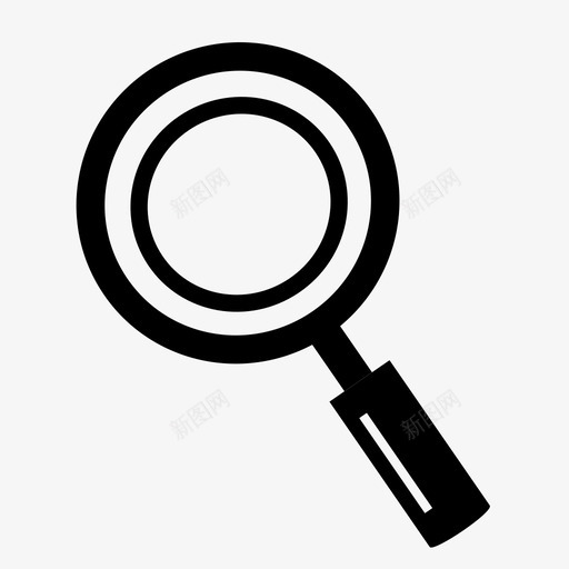 放大镜技术搜索图标svg_新图网 https://ixintu.com 在线搜索 技术 搜索 放大镜 查找器 计算机搜索