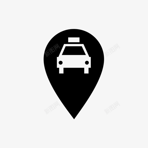出租车位置出租车地图上的出租车pin图标svg_新图网 https://ixintu.com gps pin 出租车位置 出租车图钉 出租车地图上的出租车 地图pin 谷歌地图