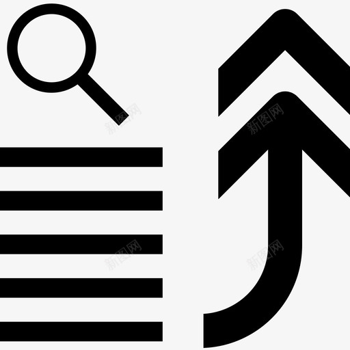 搜索引擎优化箭头放大镜图标svg_新图网 https://ixintu.com 优化 搜索 搜索引擎优化 放大镜 文本 箭头 网页