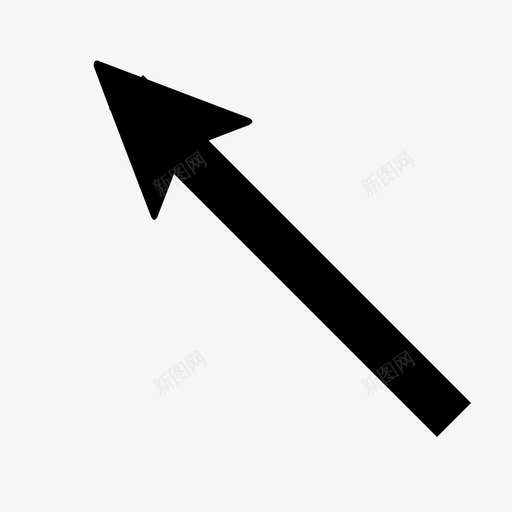左上箭头有角度角图标svg_新图网 https://ixintu.com 上 填充 左上 左上箭头 有角度 标志性 角