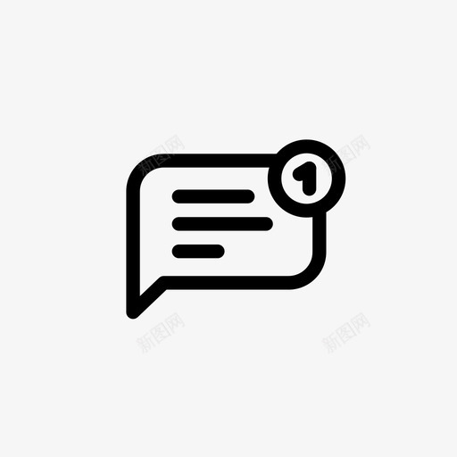评论新评论消息图标svg_新图网 https://ixintu.com 图标 按钮 操作按钮 新评论 消息 用户界面 用户界面元素 界面元素 聊天 评论