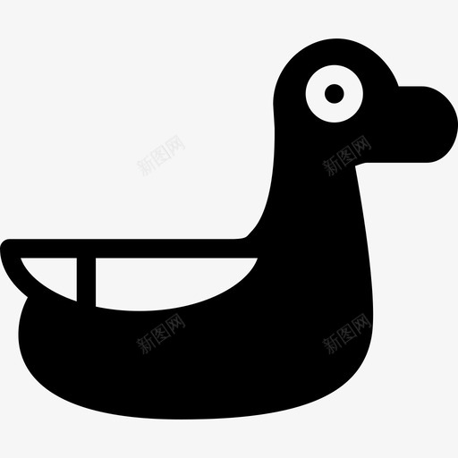 鸭子翅膀两腿图标svg_新图网 https://ixintu.com 不会飞 丛林 两腿 动物实心 实心图标 形状 森林 海水 淡水 游泳 翅膀 鸭子