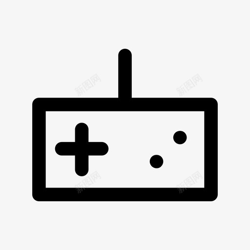 视频游戏控制器nes游戏图标svg_新图网 https://ixintu.com gamepad nes stroky 控制器 游戏 游戏控制器 玩家 视频游戏 视频游戏控制器