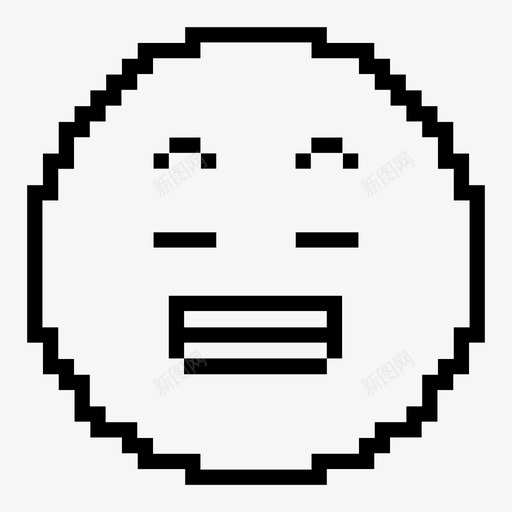 快乐像素艺术像素艺术微笑图标svg_新图网 https://ixintu.com 像素艺术 像素艺术微笑 好 幸福 快乐 情感 笑脸 脸 表情