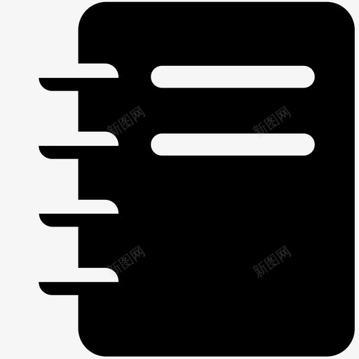 报告工作文件螺旋装订图标svg_新图网 https://ixintu.com 工作文件 手册 报告 教育 活页夹 笔记本 螺旋装订