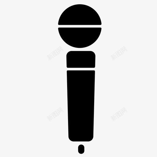 麦克风演讲歌手图标svg_新图网 https://ixintu.com 主持人 乐器 乐队 哼唱 娱乐 歌手 演讲 音乐 音乐会 麦克风