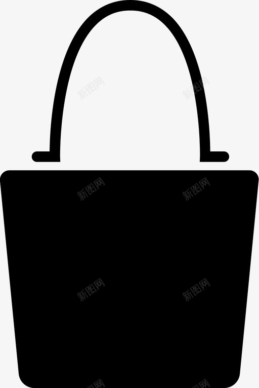 购物袋钱包图案图标svg_新图网 https://ixintu.com 图案 手提包 时尚 购物袋 钱包