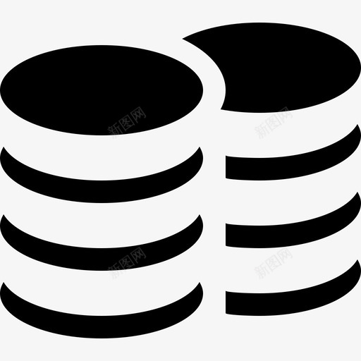硬币货币商业和银行业图标svg_新图网 https://ixintu.com 商业和银行业 硬币 货币