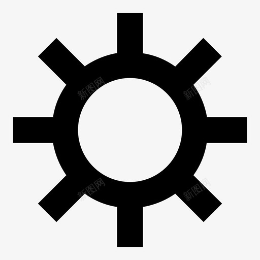齿轮方向盘船轮图标svg_新图网 https://ixintu.com 大图标 方向盘 机械 船轮 设置 首选项 齿轮