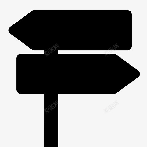 路标指路人导航图标svg_新图网 https://ixintu.com 导航 引导 指引 指路 指路人 路标