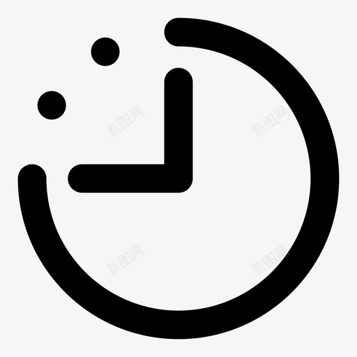 时钟一刻钟秒表图标svg_新图网 https://ixintu.com 一刻钟 时钟 时间 时间开关 秒表 计时 计时器 计时器开关