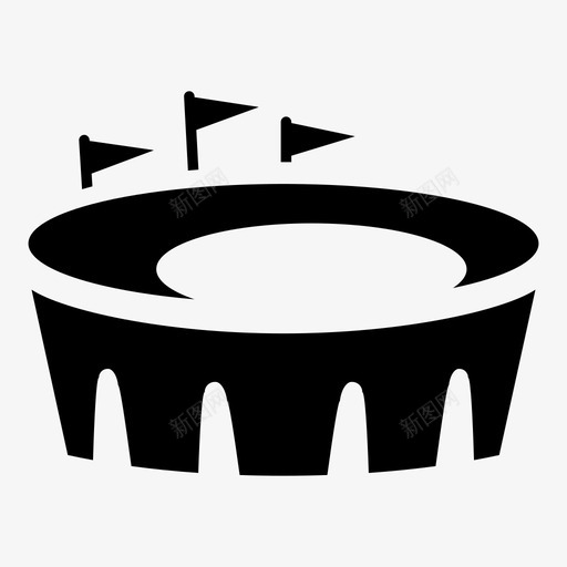 体育场世界杯足球场图标svg_新图网 https://ixintu.com 世界杯 世界杯体育场 体育场 竞技场 足球场