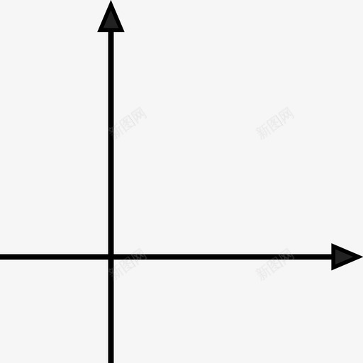 轴数学x轴图标svg_新图网 https://ixintu.com x轴 y轴 数学 轴