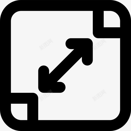 调整大小导航形状图标svg_新图网 https://ixintu.com ui 大小 实心图标 导航 形状 步骤 用户界面 移动 箭头视图实心 调整大小