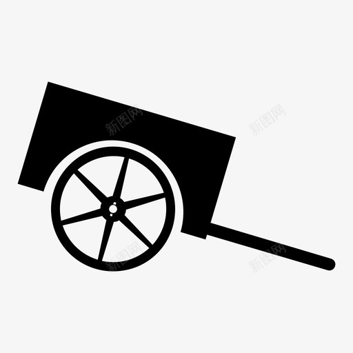手推车犹他州先驱图标svg_新图网 https://ixintu.com 先驱 历史 小故事:犹他州 手推车 摩门教 摩门教手推车先驱 森林 犹他州