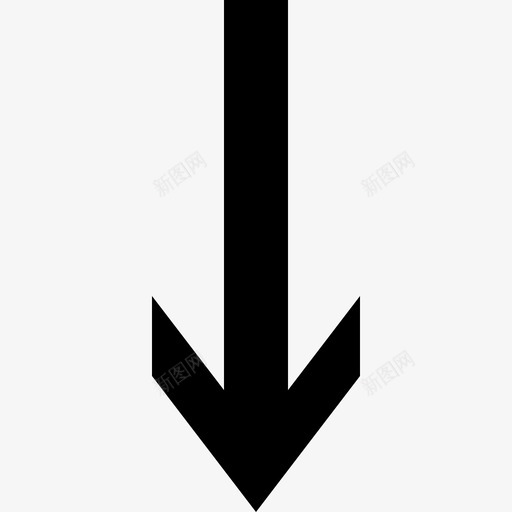 箭头底锐音符线条图标svg_新图网 https://ixintu.com 标志性 箭头底 粗 线条 锐音符