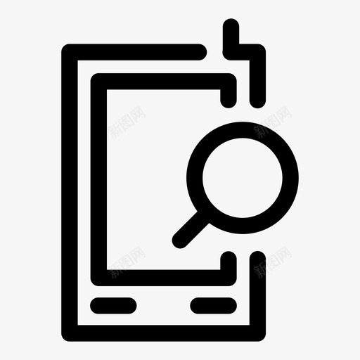 移动搜索搜索手机谷歌图标svg_新图网 https://ixintu.com 手机 搜索 搜索手机 查找手机 移动搜索 谷歌