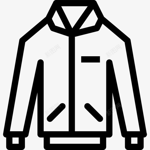 夹克男式季节性图标svg_新图网 https://ixintu.com 冬季 夹克 季节性 形状 款式 潮流 男式 衣服和配件 造型师