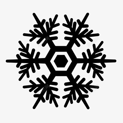 雪花白色圣诞节雪人图标svg_新图网 https://ixintu.com 冰 冰冻 几何 暴风雪 水晶 白色圣诞节 雪人 雪花