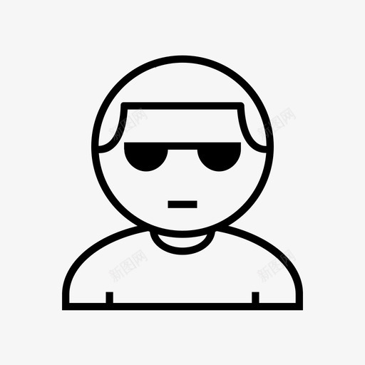 男孩帐户愤怒图标svg_新图网 https://ixintu.com 个人资料 墨镜 家伙 帐户 愤怒 愤怒的人 男孩 酷 面试