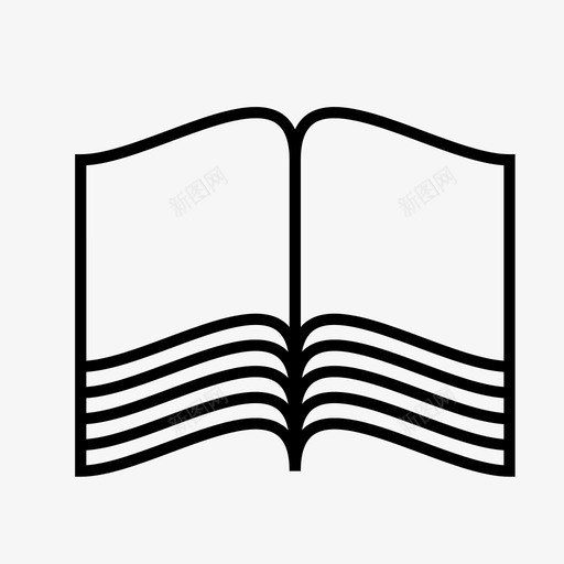 书籍阅读小说图标svg_新图网 https://ixintu.com 书籍 学校 小说 教育 日记 笔记 笔记本 装订书 阅读