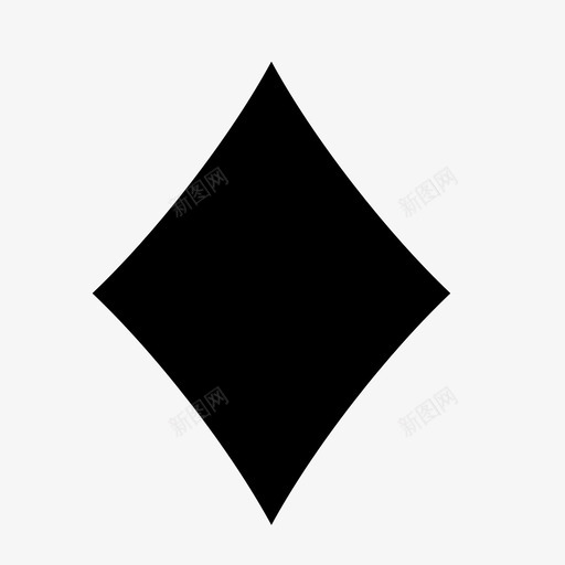 钻石卡片纸牌游戏图标svg_新图网 https://ixintu.com 卡片 卡片符号 扑克 扑克游戏 游戏 纸牌游戏 钻石