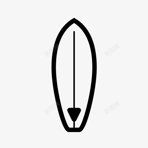 冲浪板动作运动海滩图标svg_新图网 https://ixintu.com 冲浪 冲浪板 冲浪船 动作运动 海洋 海滩