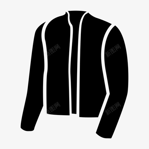 采购产品夹克衣服外套图标svg_新图网 https://ixintu.com 外套 款式 皮夹克 衣服 衬衫 采购产品夹克
