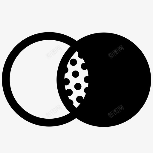 维恩图相似性重叠图标svg_新图网 https://ixintu.com 图表 比较 相似性 维恩图 重叠