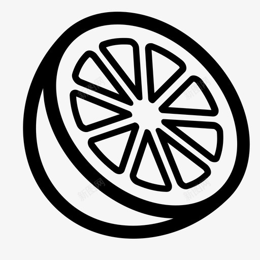橙子营养酸橙图标svg_新图网 https://ixintu.com 健康零食 健康食品 柑橘类水果 橙子 水果 营养 酸橙 集合