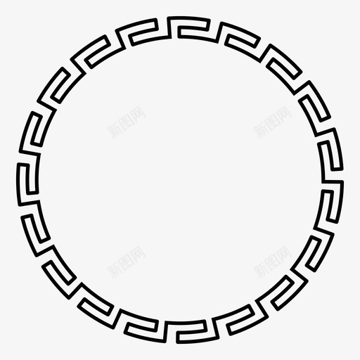 图案古代圆形图标svg_新图网 https://ixintu.com 中国古代图标 古代 图案 圆形 希腊语