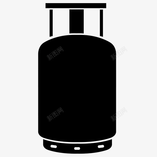煤气罐烹饪钢瓶图标svg_新图网 https://ixintu.com 丙烷 储气罐 厨房 炉子 烤架 烹饪 煤气罐 燃料 钢瓶
