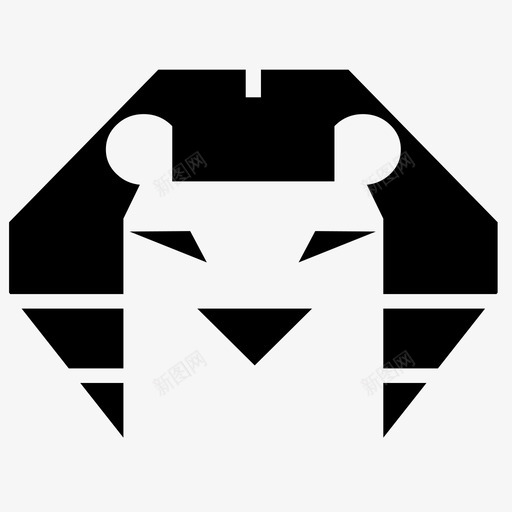 狮子野生动物自然图标svg_新图网 https://ixintu.com 动物 动物王国 森林 狩猎 狮子 猎物 自然 野生动物