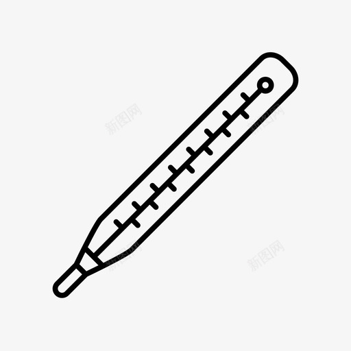 医用温度计医生护士图标svg_新图网 https://ixintu.com 人体医学 医生 医用温度计 护士 温度
