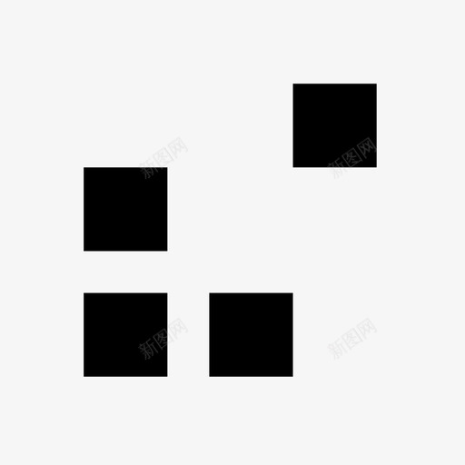 移动方框网格图标svg_新图网 https://ixintu.com 8x8 方框 正方形 移动 网格