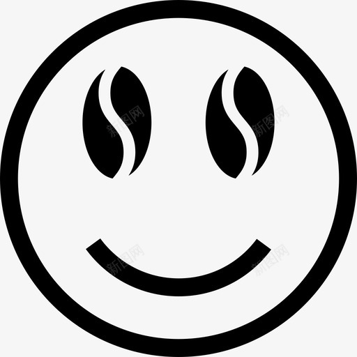 开心脸爪哇图标svg_新图网 https://ixintu.com 圆圆 开心 微笑 早上 早上咖啡 爪哇 爪哇豆 笑脸 脸 脸书 表情