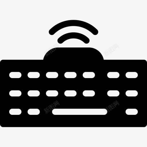 无线键盘笔记本电脑机械设备图标svg_新图网 https://ixintu.com pc 信号 实心图标 平板电脑 形状 数字 无线键盘 机械设备 标志 硬件固态 移动设备 笔记本电脑