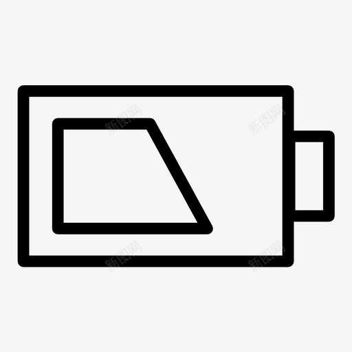 电池电源指示移动电池图标svg_新图网 https://ixintu.com 充电 半满 炮兵部队 电池 电池指示 电源指示 移动电池 能量