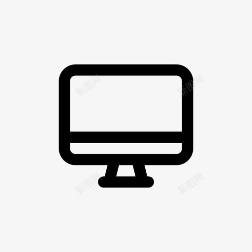 监视器圆形屏幕图标svg_新图网 https://ixintu.com imac ui ui元素 圆形 字符 小型 屏幕 技术 界面 监视器 简单