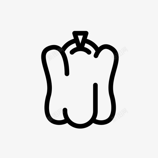 胡椒餐菜单图标svg_新图网 https://ixintu.com 小吃 简单食物图标 胡椒 菜单 营养 蔬菜 餐
