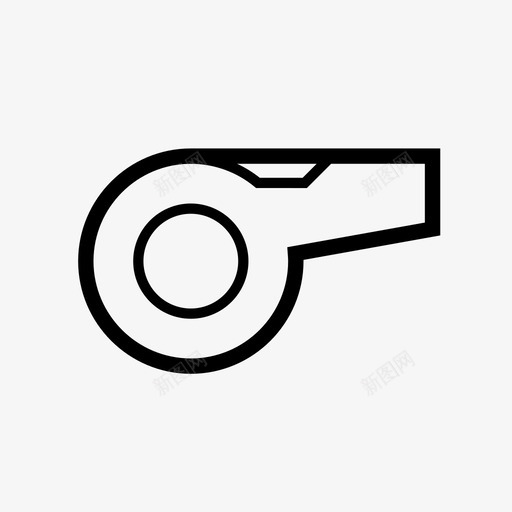 吹哨教练开球图标svg_新图网 https://ixintu.com 中场休息 吹哨 巴西世界杯 开球 教练 裁判