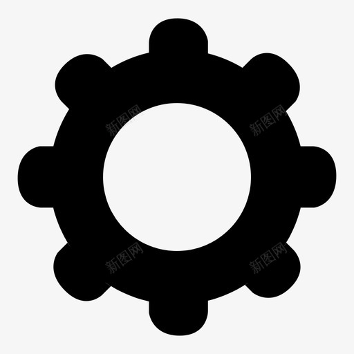 齿轮管理螺栓图标svg_新图网 https://ixintu.com 管理 系统 螺栓 螺母 设置 首选项 齿轮