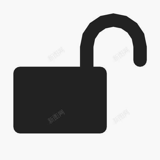 解锁用户界面ui图标svg_新图网 https://ixintu.com rica图标 ui 地图 开发 打开的锁 用户界面 简单 解锁
