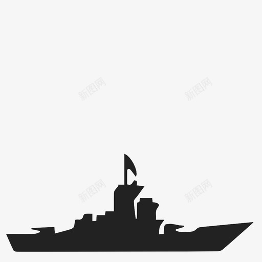 战列舰战争舰海军舰艇图标svg_新图网 https://ixintu.com 国家 国防 巡洋舰 战争舰 战列舰 海军舰艇 空军 驱逐舰