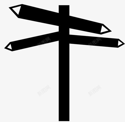 路标指路人导航图标svg_新图网 https://ixintu.com 导航 引导 指引 指路人 路标