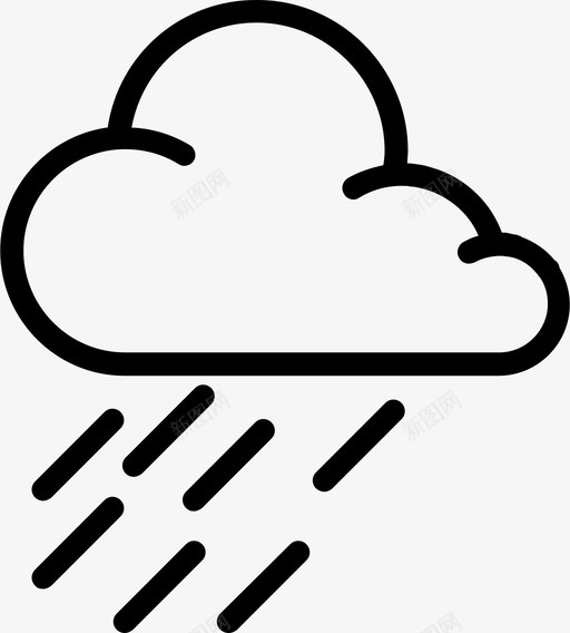 雨几乎波特兰图标svg_新图网 https://ixintu.com 几乎波特兰 雨
