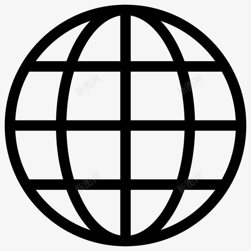 地球仪图表地图图标svg_新图网 https://ixintu.com 世界 图表 地图 地球仪