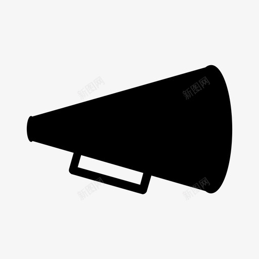 扩音器啦啦队学校图标svg_新图网 https://ixintu.com 啦啦队 喊叫 学校 学校精神 扩音器